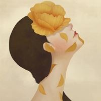 戴花环的女生图片唯美卡通|带花的图片头像唯美卡通女孩