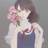 戴花环的女生图片唯美卡通|带花的图片头像唯美卡通女孩