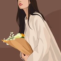 冷色调手绘图片-手绘黑暗系女孩高冷