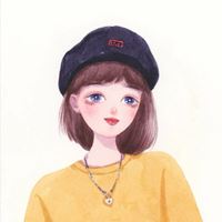冷色调手绘图片-手绘黑暗系女孩高冷