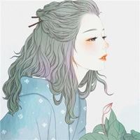 冷色调手绘图片-手绘黑暗系女孩高冷