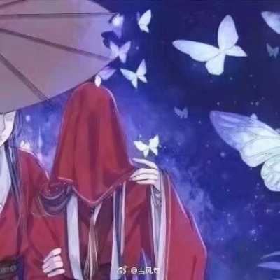古风情侣头像动漫|动漫情头古风萌