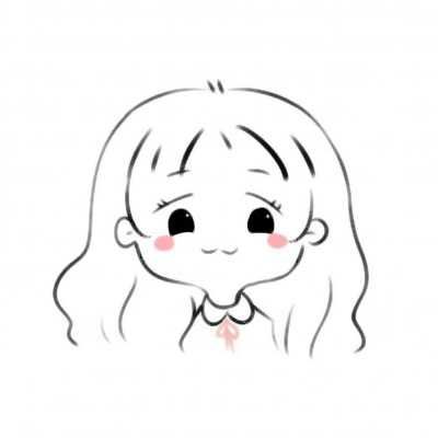 卡通简笔画情侣头像 卡通动漫头像简笔画