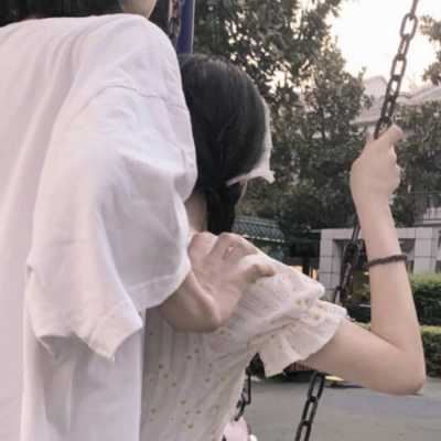 情头真人一对两张图片-超好看的情头真人两张双人
