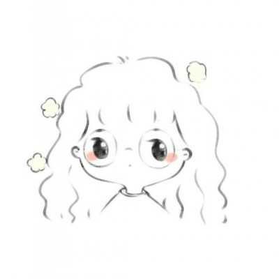 卡通简笔画情侣头像 卡通动漫头像简笔画