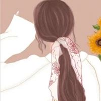图片美女捧花背影-女生抱花束图片