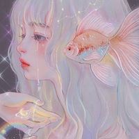 梦幻插画图片_插图手绘简单又可爱(女生)梦幻