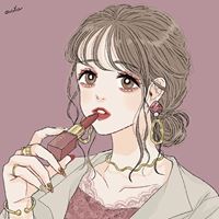 唯美绘画头像女生水彩（手绘插画头像女可爱小清新）