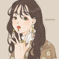 唯美绘画头像女生水彩（手绘插画头像女可爱小清新）