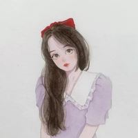 唯美绘画头像女生水彩（手绘插画头像女可爱小清新）