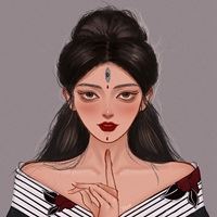 手绘精致女孩图片_手绘精致女孩头像