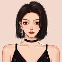 手绘精致女孩图片_手绘精致女孩头像