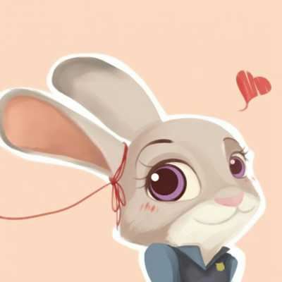 朱迪和尼克的情侣头像|尼克狐尼克和兔子朱迪情侣头像