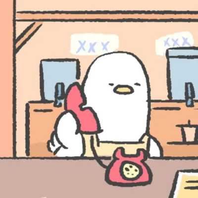 可达鸭可爱头像|可达鸭呆呆兽情侣头像
