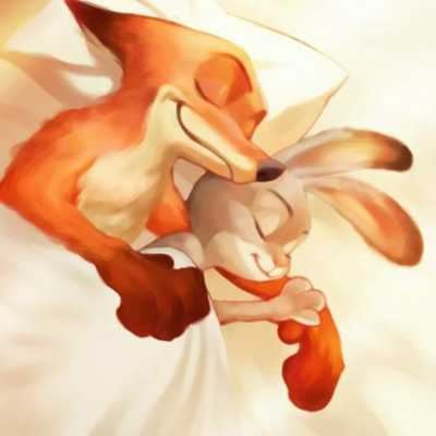 朱迪和尼克的情侣头像|尼克狐尼克和兔子朱迪情侣头像