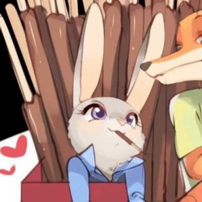 朱迪和尼克的情侣头像|尼克狐尼克和兔子朱迪情侣头像