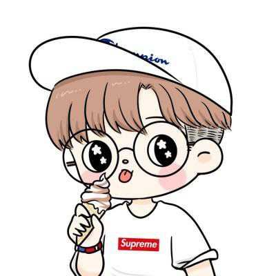 卡通可爱头像萌萌哒 萌娃卡通情侣头像一对可爱