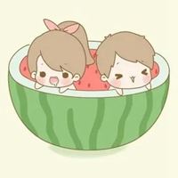 小女孩吃西瓜头像超萌-西瓜图片可爱头像女生