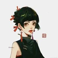 欧美风复古插画手绘图片 欧美头像复古文艺