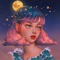 欧美风复古插画手绘图片 欧美头像复古文艺