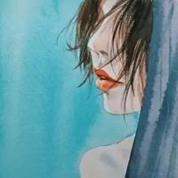 欧美风复古插画手绘图片 欧美头像复古文艺