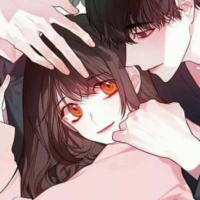 情头动漫双人两张甜蜜-超甜头像情侣一对两张动漫