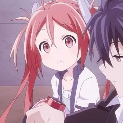 二次元超甜情侣头像 情头二次元头像