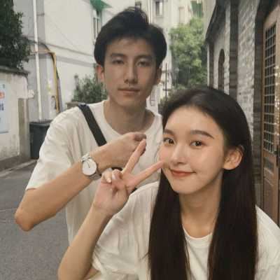 高甜情侣头像真人|可爱情头真人