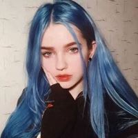 欧美蓝色头像高清|头像蓝色系甜美女生优质头像