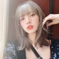 金色头发女生韩系头像（银白色头发女生头像）