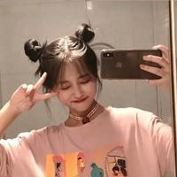 女生双丸子头图片大全（双丸子女生头像甜美唯美）