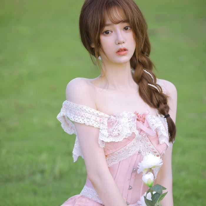 粉色可爱少女头像|女生头像小清新可爱粉色系