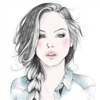 素描气质美女头像图片_素描气质美女头像视频
