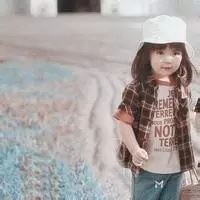 欧美小孩子情头一对 情侣头像外国小孩子可爱一男一女