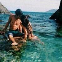 欧美海边情侣头像情头情侣专用_欧美情侣头像海边图片大全图片