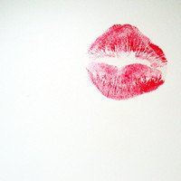 女生红唇头像-侧脸红唇唯美女生头像