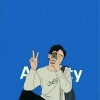 蓝色系欧美女头像-欧美蓝色头像高清