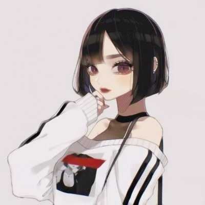 高清唯美图片插画头像女生-个性插画女生头像