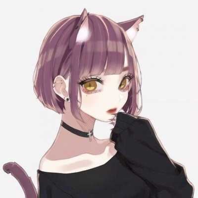 高清唯美图片插画头像女生-个性插画女生头像