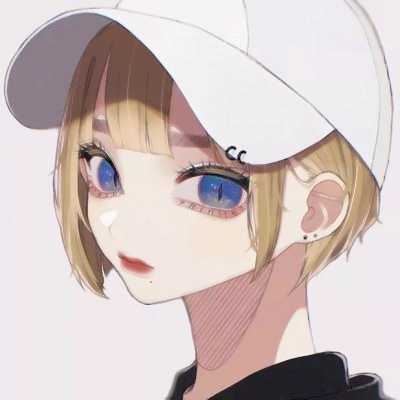 高清唯美图片插画头像女生-个性插画女生头像
