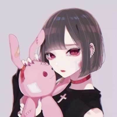 高清唯美图片插画头像女生-个性插画女生头像