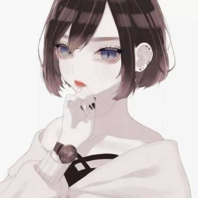 高清唯美图片插画头像女生-个性插画女生头像