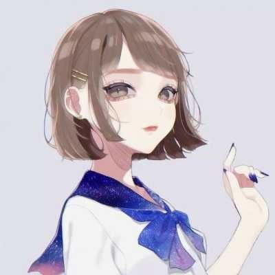 高清唯美图片插画头像女生-个性插画女生头像