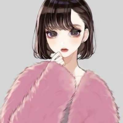 高清唯美图片插画头像女生-个性插画女生头像