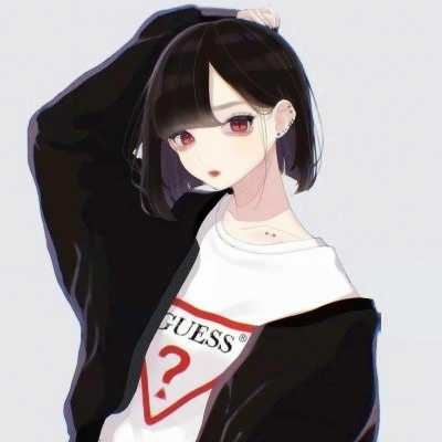 高清唯美图片插画头像女生-个性插画女生头像