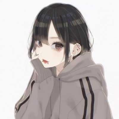 高清唯美图片插画头像女生-个性插画女生头像