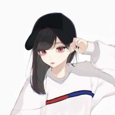 高清唯美图片插画头像女生-个性插画女生头像