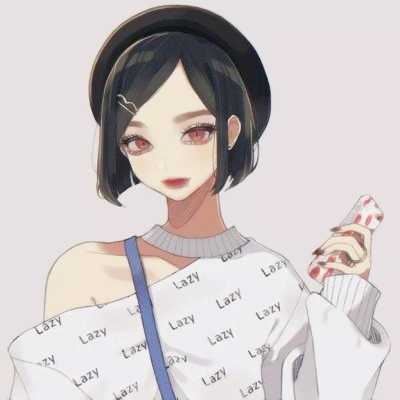 高清唯美图片插画头像女生-个性插画女生头像