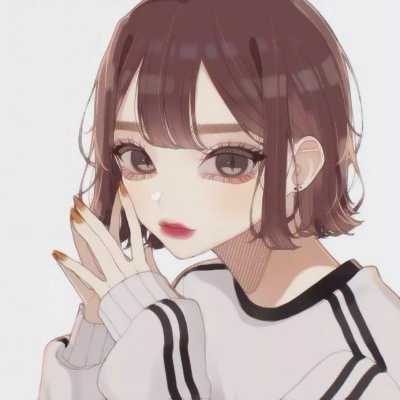 高清唯美图片插画头像女生-个性插画女生头像