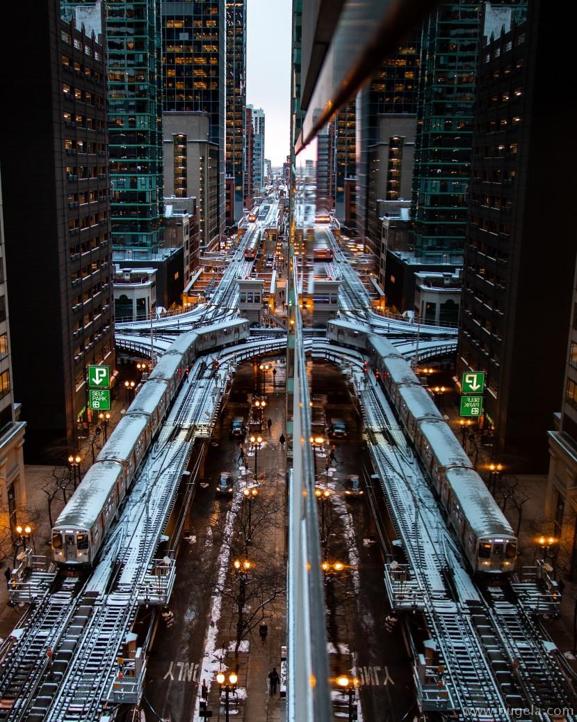 漂亮的城市的车水马龙图片大全